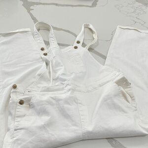 Pilcro Ivory Buttoned Jumpsuit